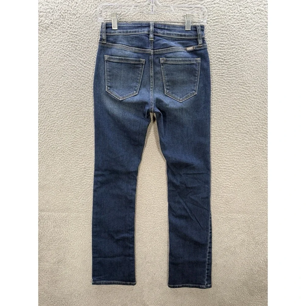 KanCan Jeans‎ Womens 3/25 Blue High Rise Bootcut Stretch Distressed Denim Preppy